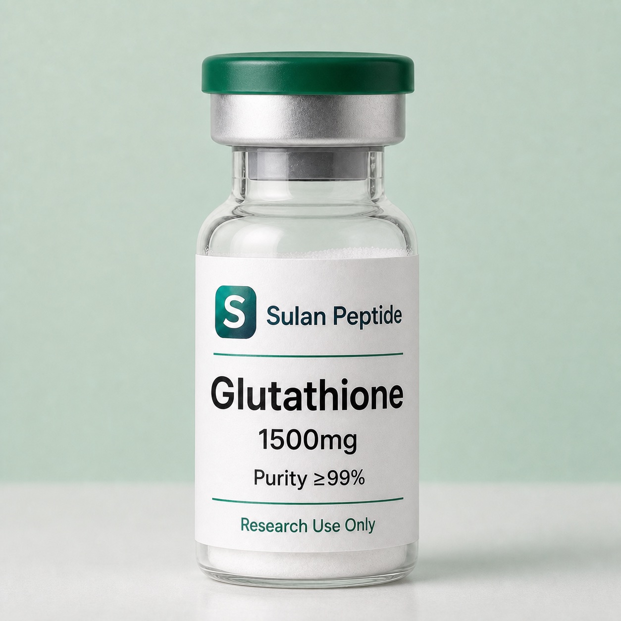 Glutathione Research Peptide research-use peptide vial by Sulan Peptide